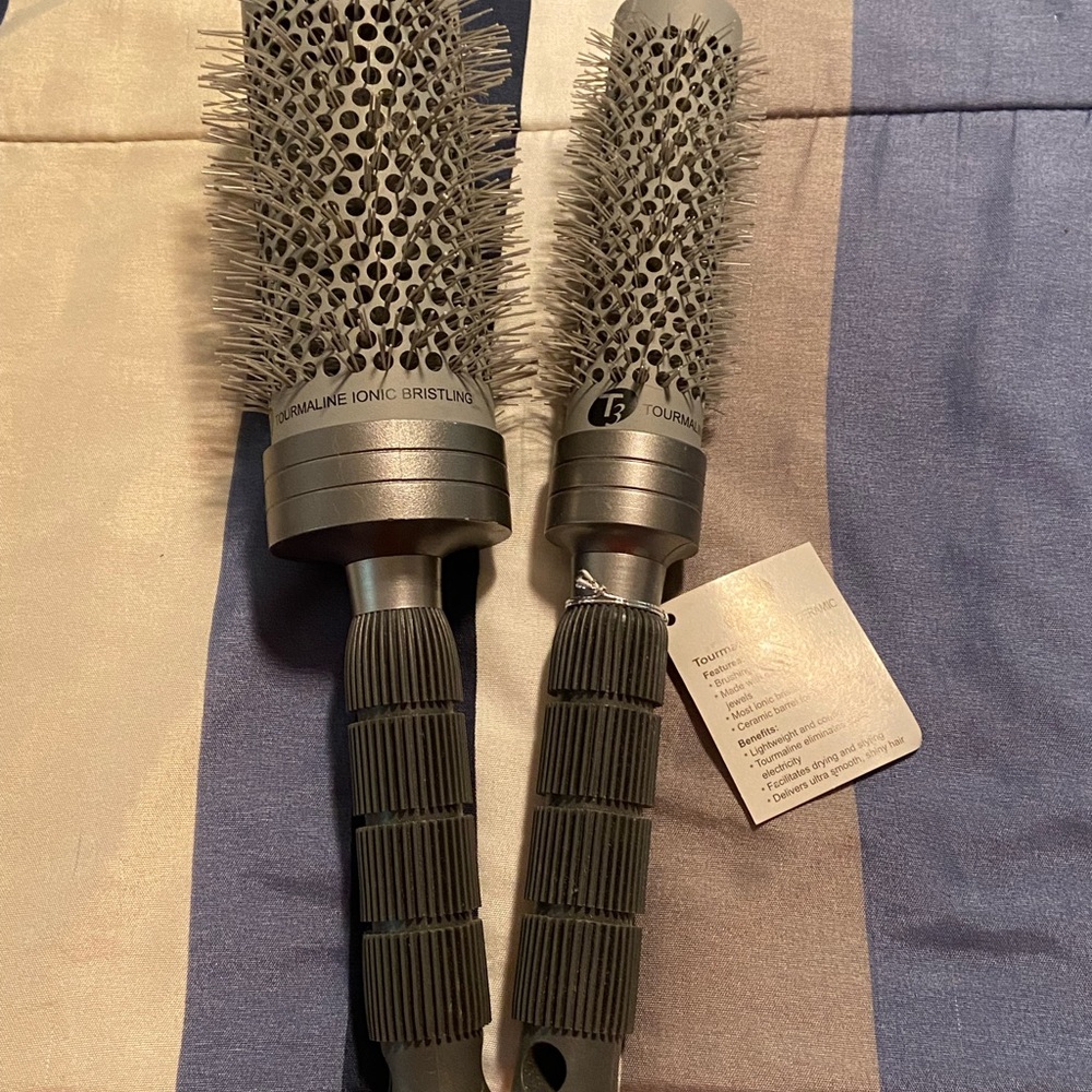 T3 Tourmaline Barrel Brushes..  #83603-(2”) and #83605 (1”)